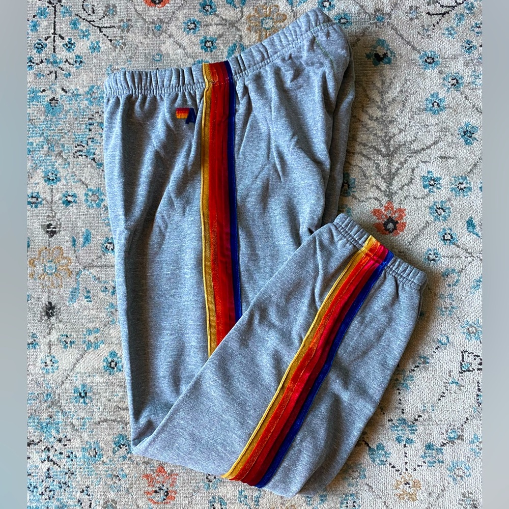 Aviator Nation mens sweats w velvet stripes *NEW*